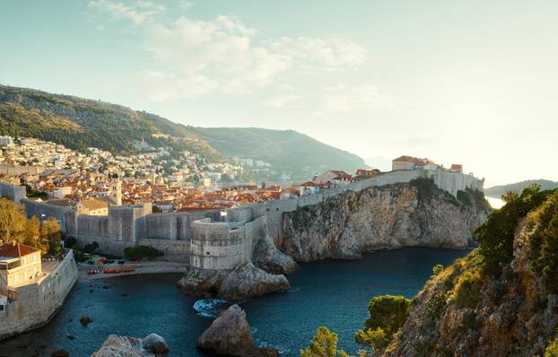 Panorama of Dubrovnik old town, Croatia