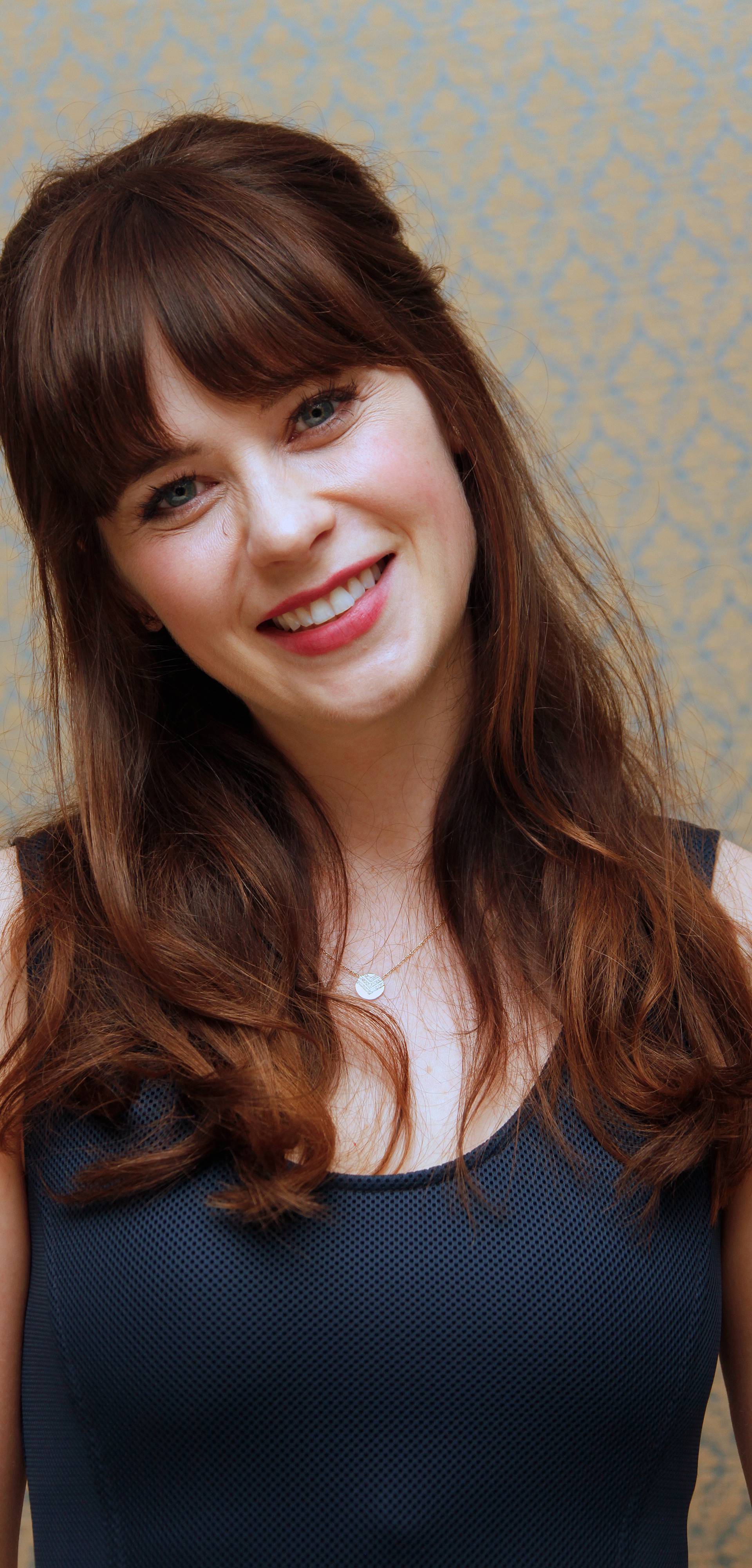 Zooey Deschanel attends "New Girl" Junket - Los Angeles