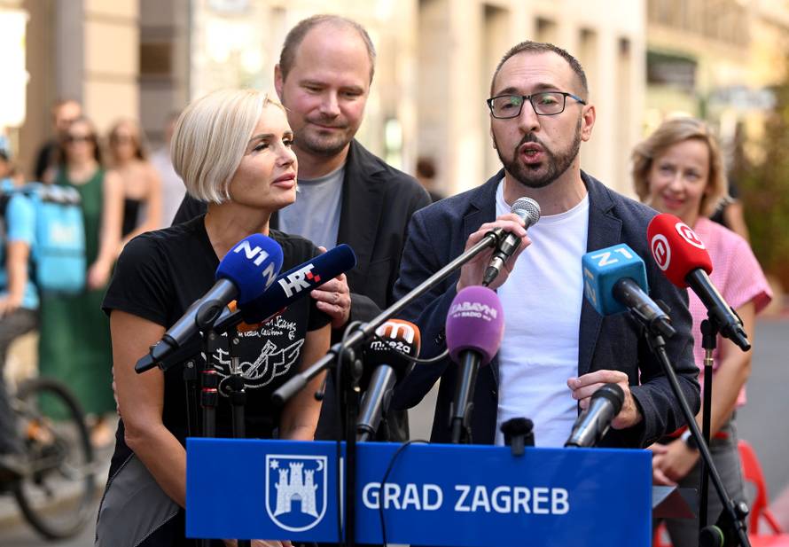 Zagreb: Ivan Pernar ponovno prekinuo Tomaševićevu presicu