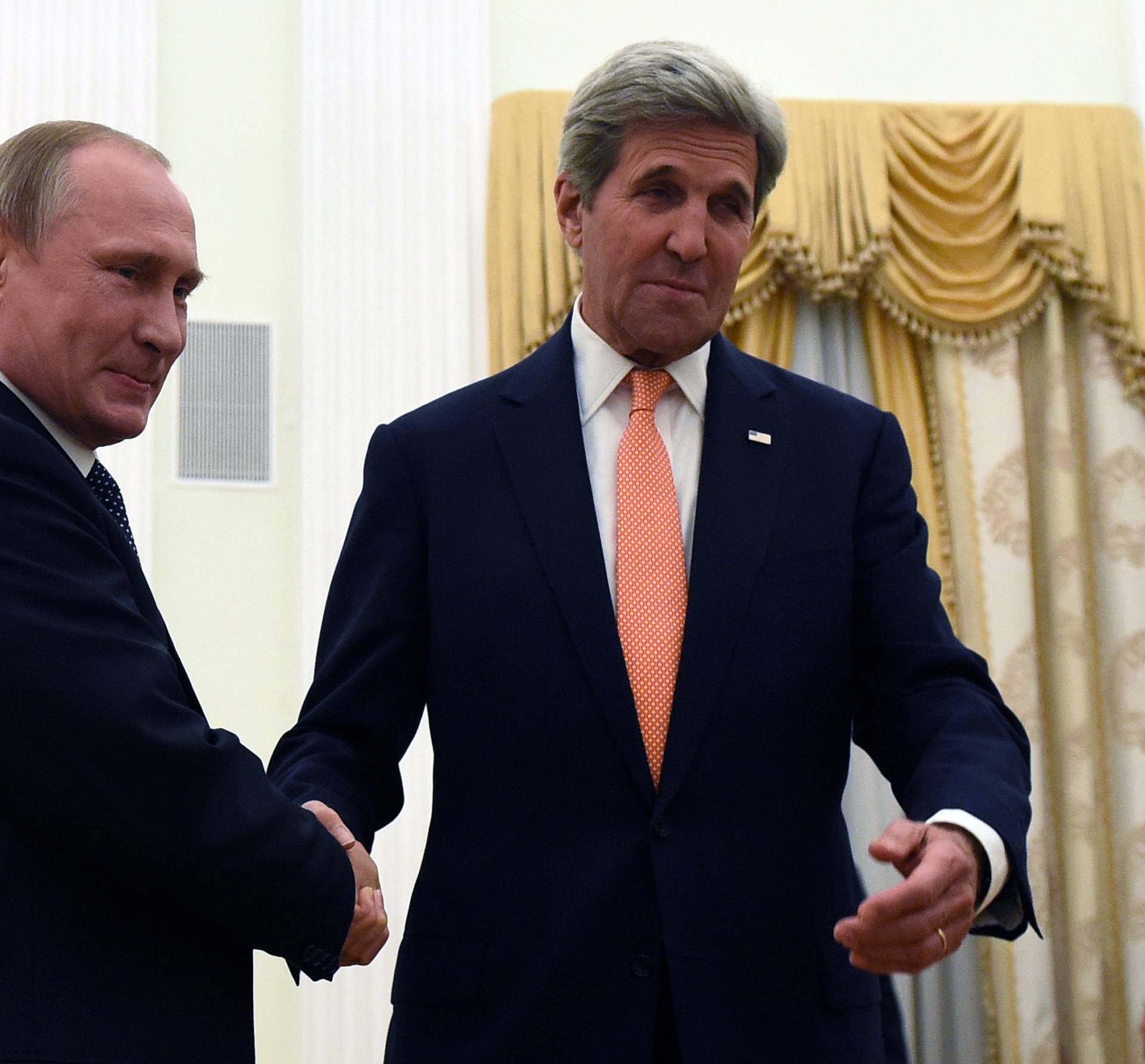 Russian President Putin meets with U.S. Secretary of State Kerry in Moscow
