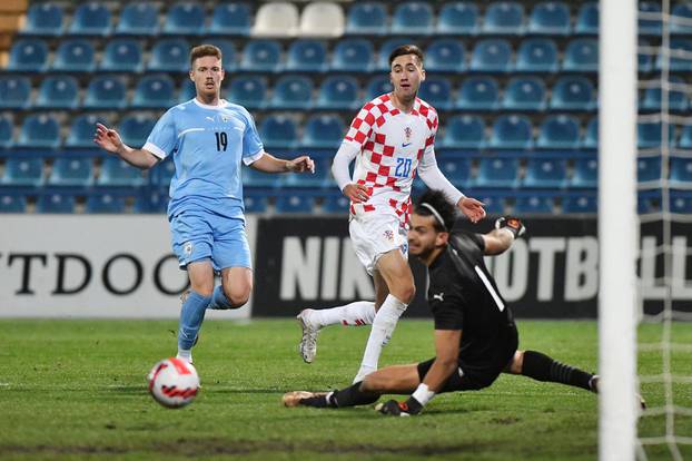 Varaždin: Prijateljska utakmica U-21 reprezentacija, Hrvatska - Izrael