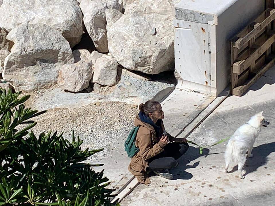 'Ovo je otpor prema divljanju!' Djevojka i pas blokirali su  put kamionima na makarskoj plaži