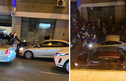 VIDEO Prometni kaos na Ilici: 'Policajac je naslonio čovjeka na auto i držao mu ruke na leđima'