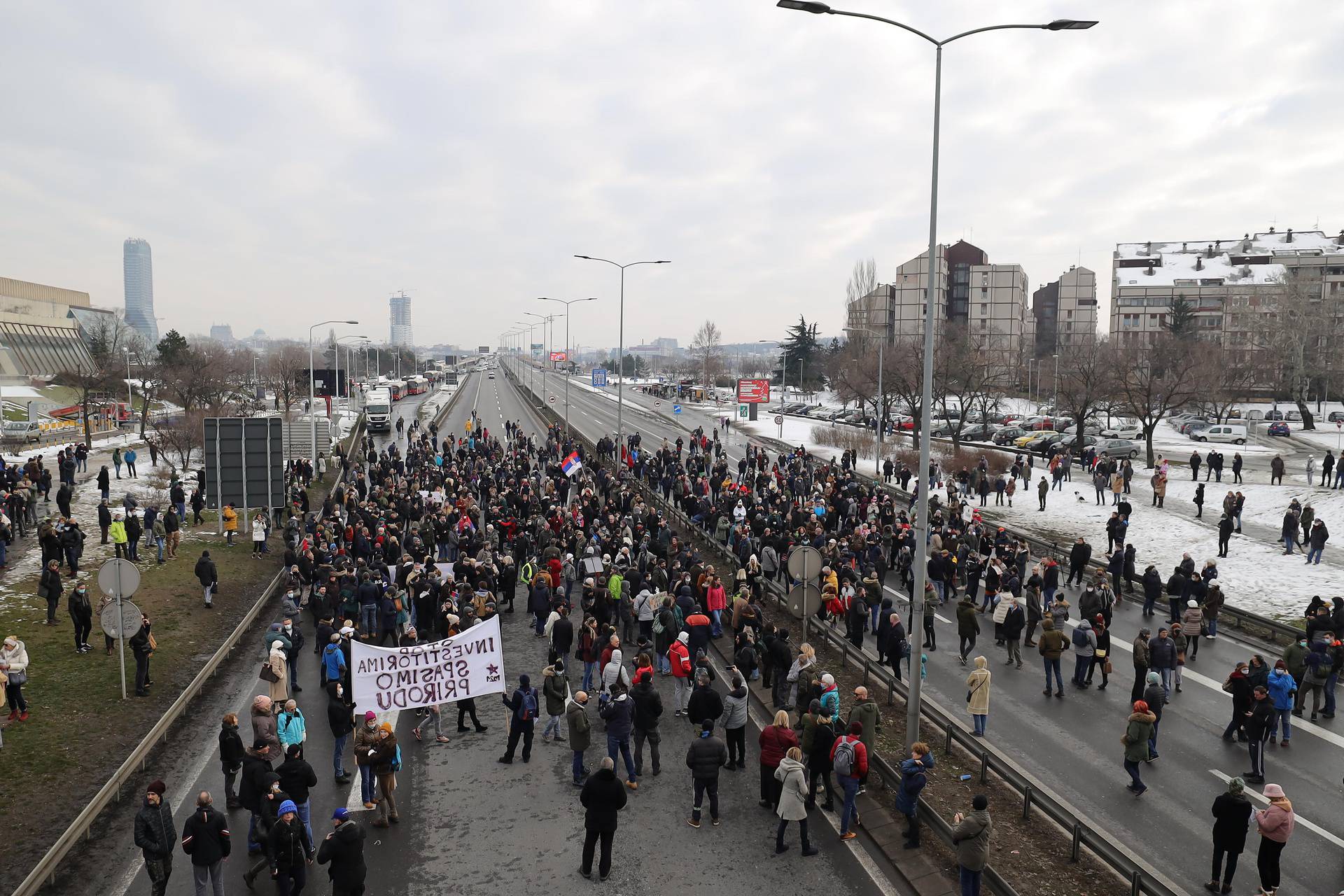 Novi provsjedi i blokade cesta u Srbiji protiv "Rio Tinta" i rudarenja litija