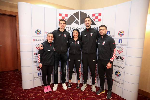 Zagreb: Konferencija za medije povodom odlaska seniorske karate reprezentacije na Svjetsko prvenstvo u Dubai
