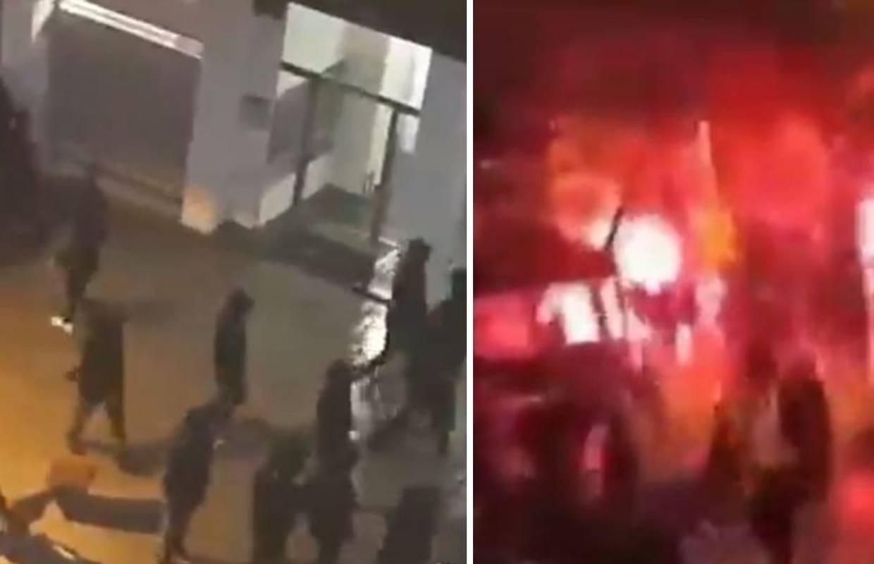 VIDEO Torcida i navijači Benfice došli napasti ultrase Barcelone? Policija spriječila makljažu