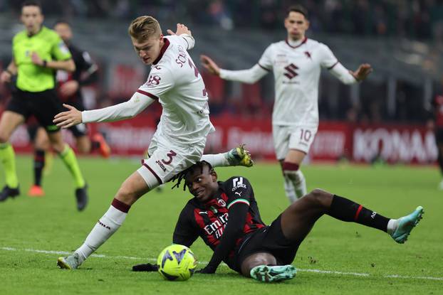 Italian football Coppa Italia match - AC Milan vs Torino FC