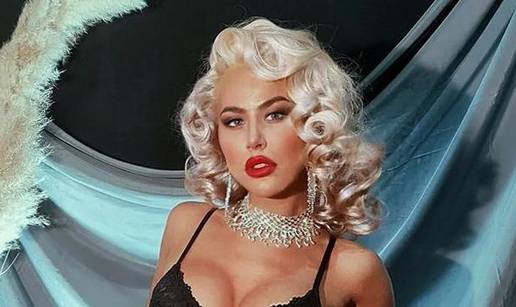 Deniss Grgić pozirala u donjem rublju, a oduševljeni pratitelji ju usporedili s Marilyn Monroe