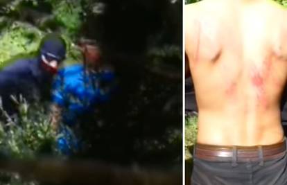 Pogledajte cijelu snimku kako muškarci s fantomkama mlate migrante blizu granice s BiH