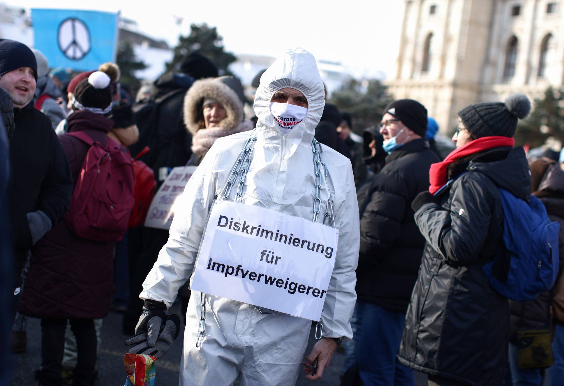 Demonstration against the COVID-19 measures and their economic consequences, in Vienna