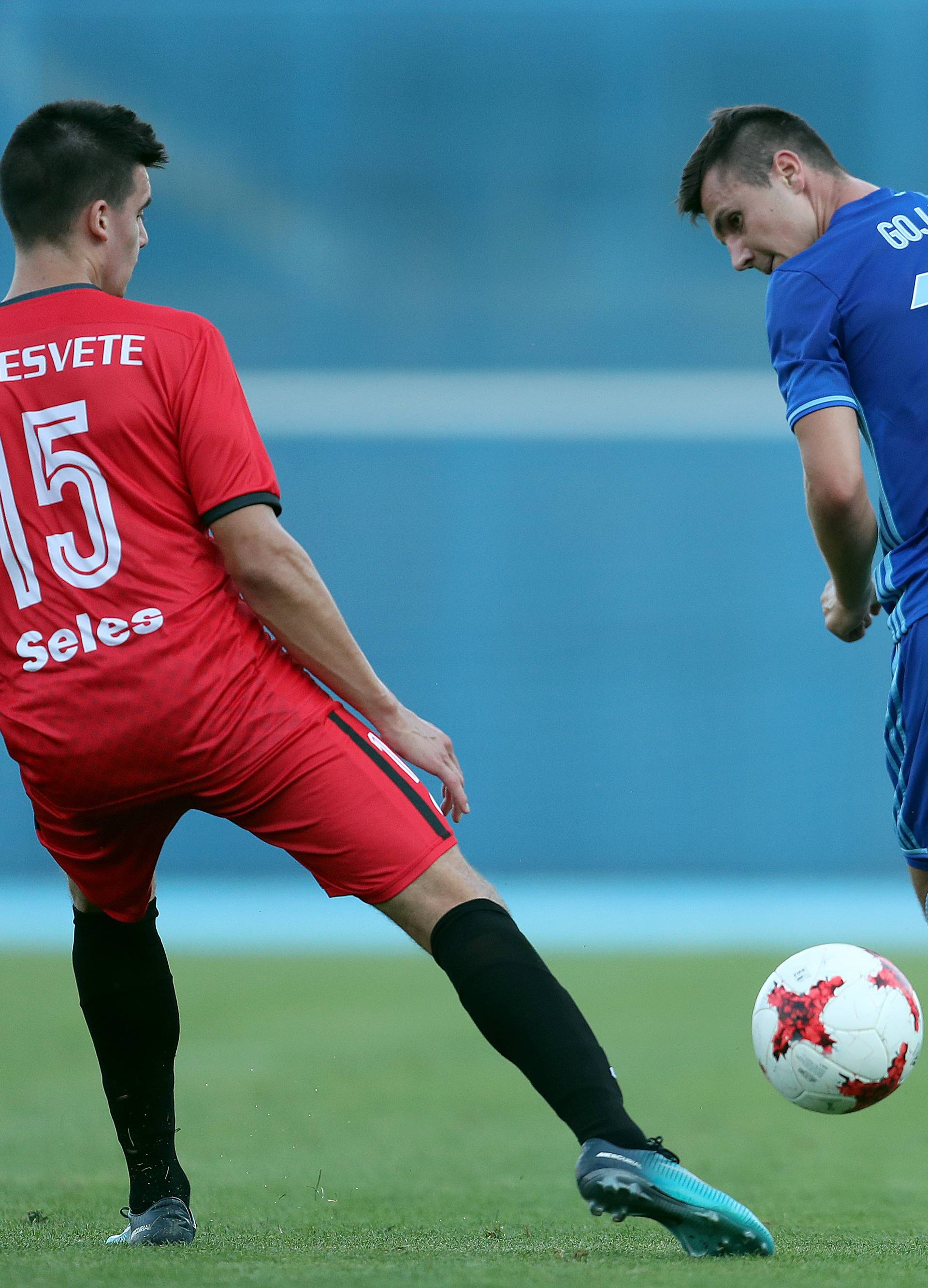 Zagreb: GNK Dinamo i NK Sesvete odigrali prijateljsku utakmicu