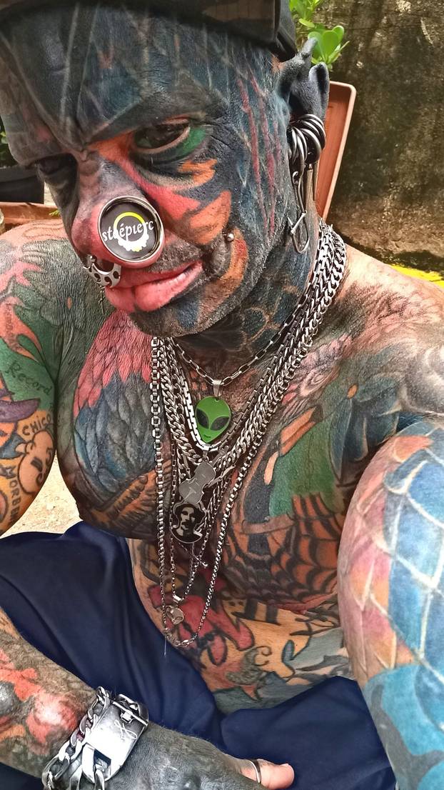 FOTO Brazilac želi izgledati kao 'vanzemaljski demon': Potrošio je 35.000 € na transformaciju...