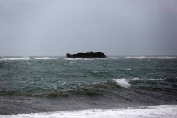 Hurricane Melissa approaches, in Jamaica