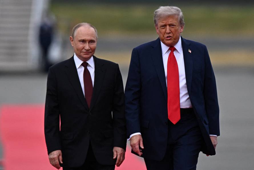 U.S. President Trump meets with Russian President Putin in Alaska