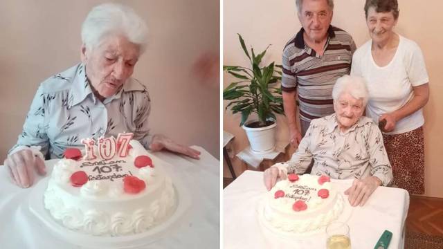 Sretan rođendan baka Anđela! Napunila je čak 107. godina