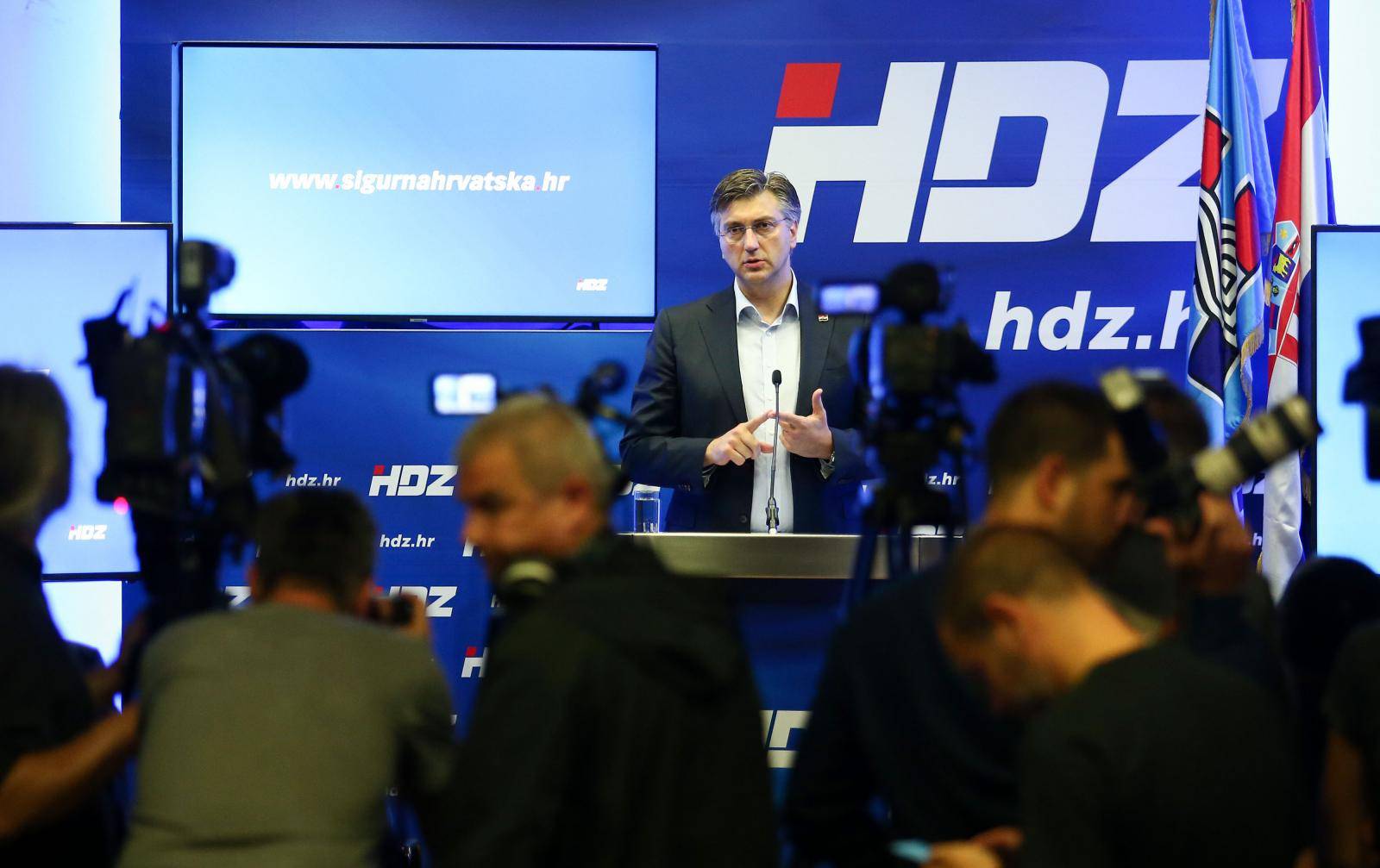 Zagreb: Predstavljanje kandidata na listi HDZ-a za I. izbornu jedinicu