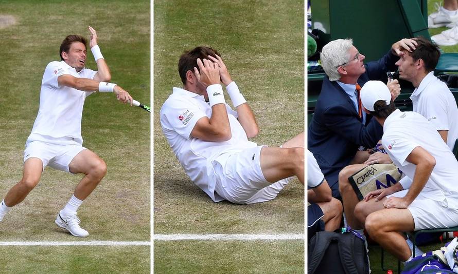 Nokaut u finalu! Mahut dobio lopticom u glavu, svi zanijemili