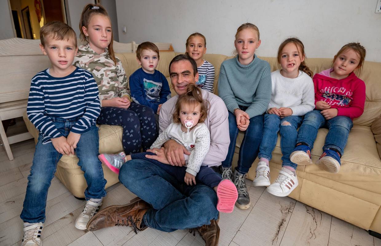 Za Matea i njegovo osmero djece prikupljeno više od pola milijuna kuna: 'Presretni smo!'