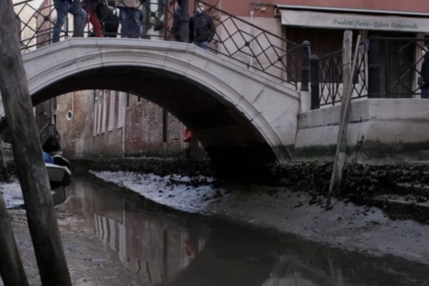 Kanali u Veneciji presušili