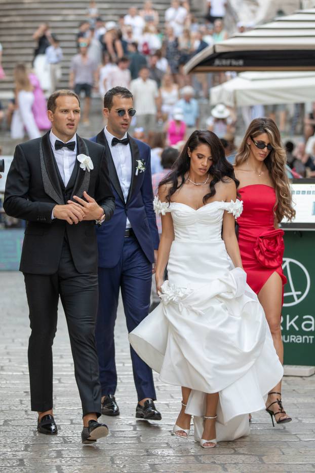 Zrinka Šahurić i Bojan Bogdanović vjenčali su se u Dubrovniku 