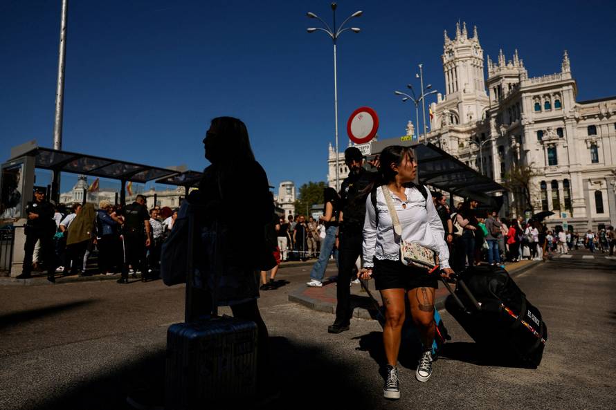 Power outage in Madrid