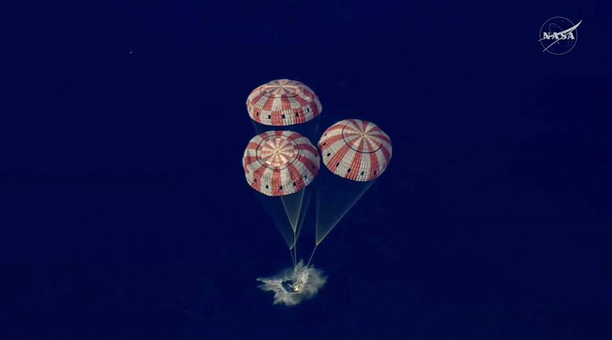 Artemis II crew returns to Earth