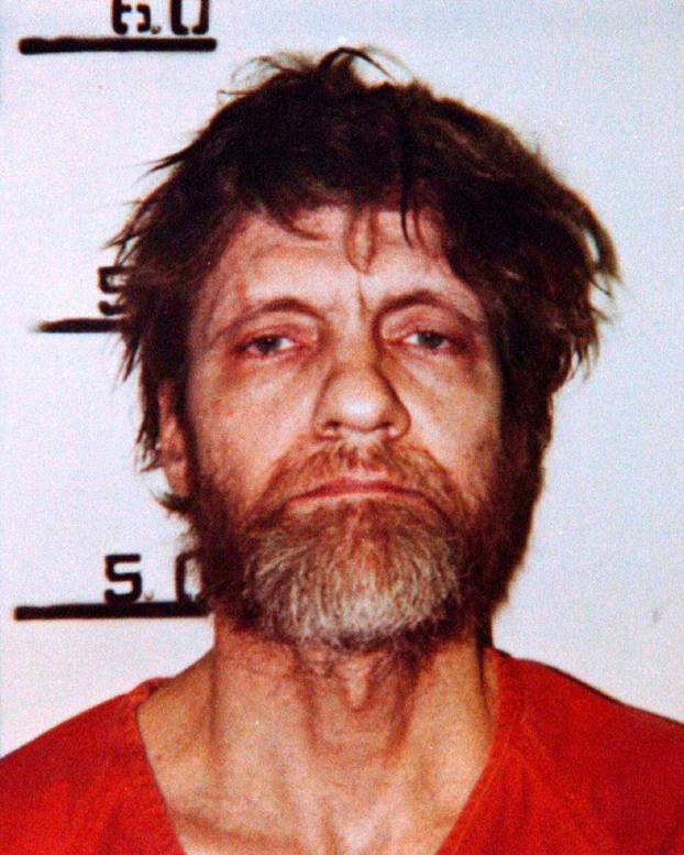 FILE PHOTO: Photo of a booking mugshot of Ted Kaczynski