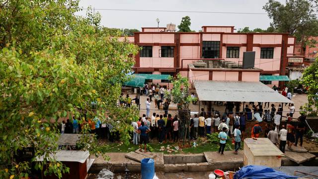 Aftermath of a stampede at a religious gathering in Hathras