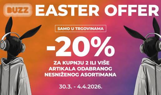 Uskrsna akcija u BUZZ-u, vrijeme za style upgrade