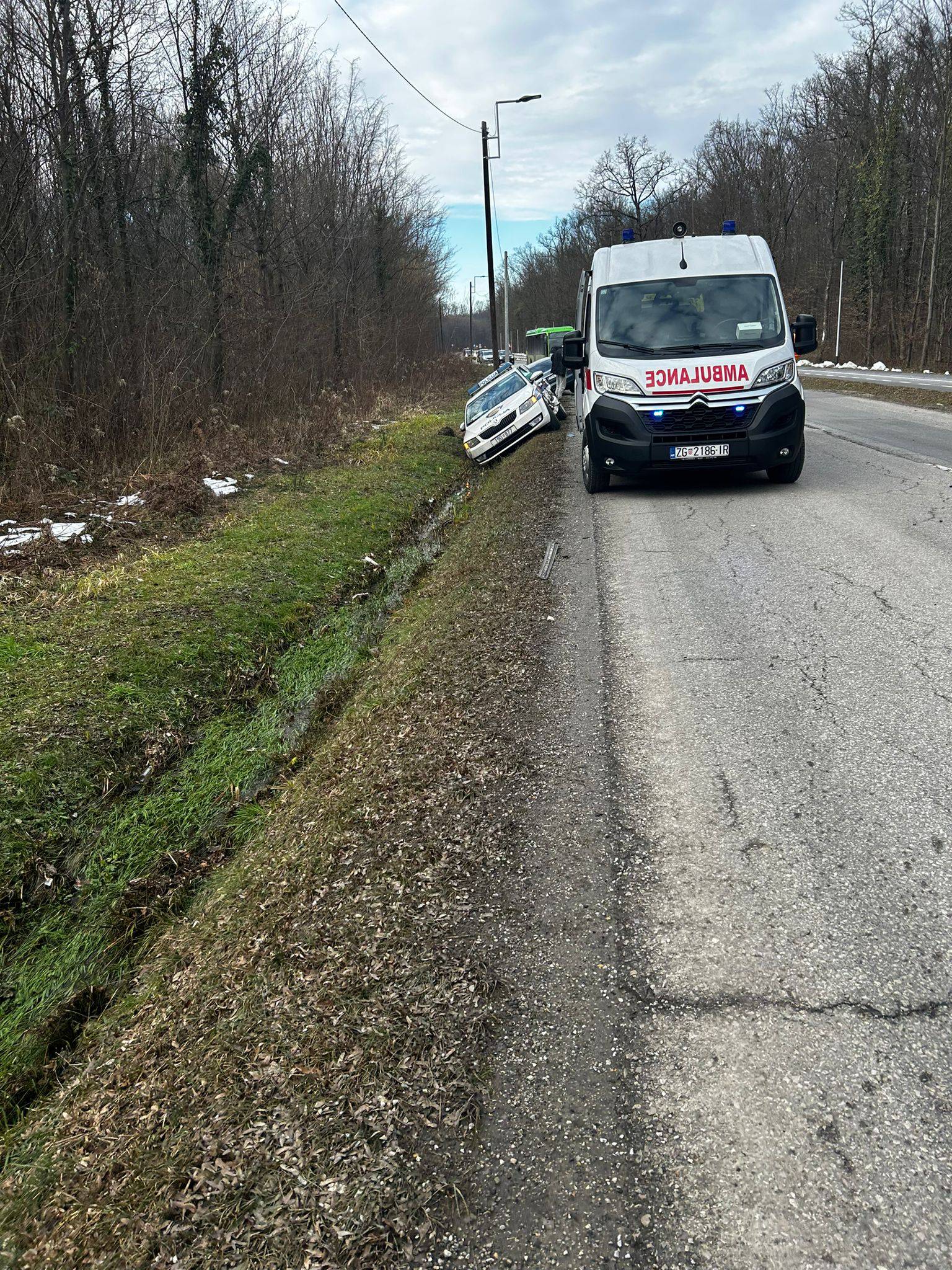 Nesreća kod Zaprešića: 'Sudarili su se Audi i policijski automobil'
