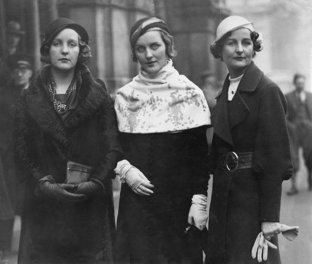 Three Mitford Sisters: Unity, Diana and Nancy