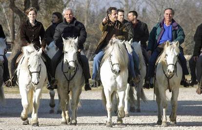 Nicolas Sarkozy jahao konja kao pravi kauboj
