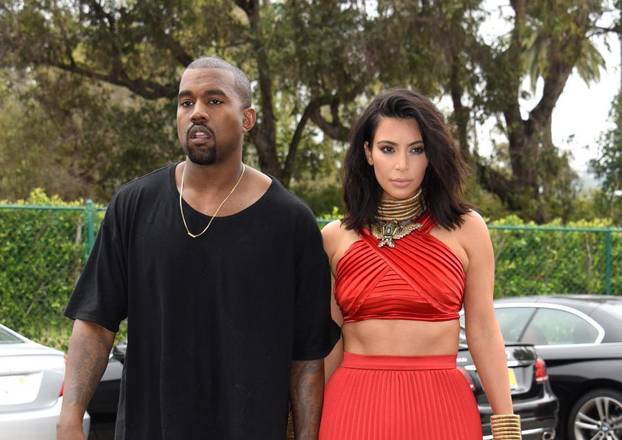 Kanye West and Kim Kardashian File Photo