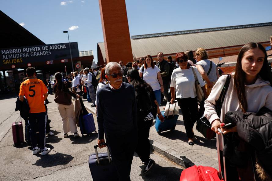 Power outage in Madrid