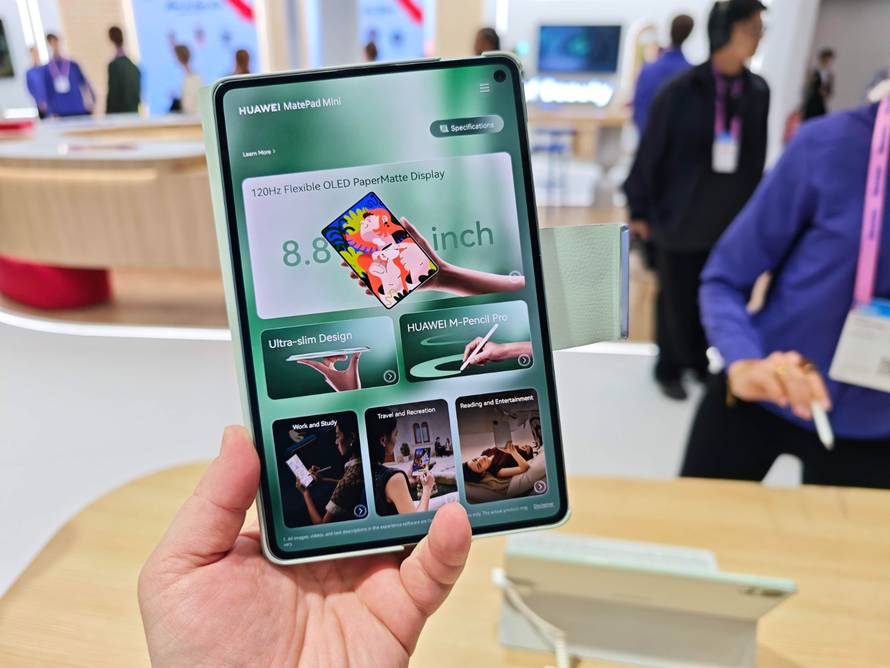 FOTO Huaweijev rival iPadu: Na MWC-u prikazali Matepad Mini