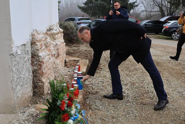 Žažina: Obilazak obnove crkve sv. Nikole i Vida