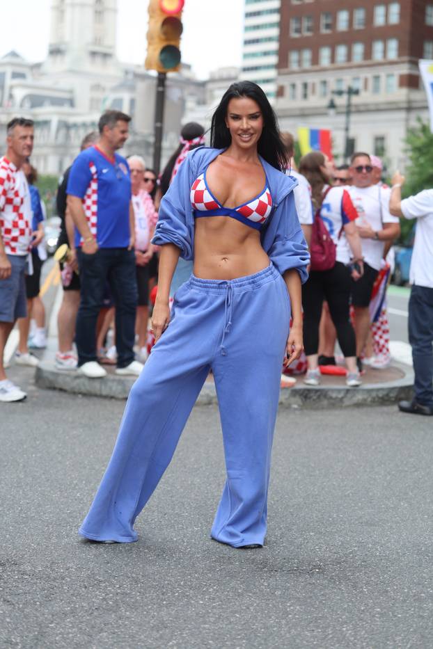 SP 2026 Philadelphia:  Ivana Knoll privukla pozornost među navijačima uoči utakmice Hrvatske i Gane