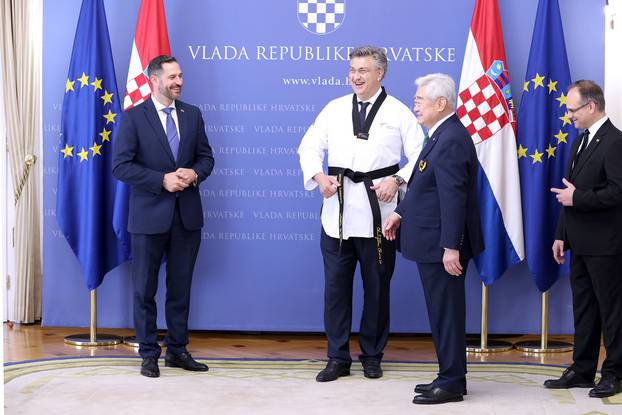 Zagreb: Plenkovic primio izaslanstvo Svjetske taekwondo federacije