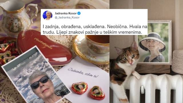 Kosor objavila slike tajnog udvarača: 'Jadranka, volim te'