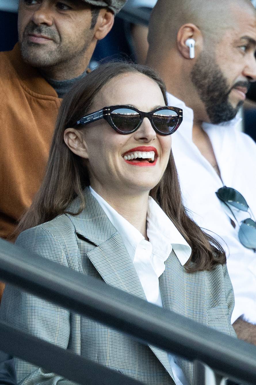 Celebrities watch the PSG-Clermont football match - Paris