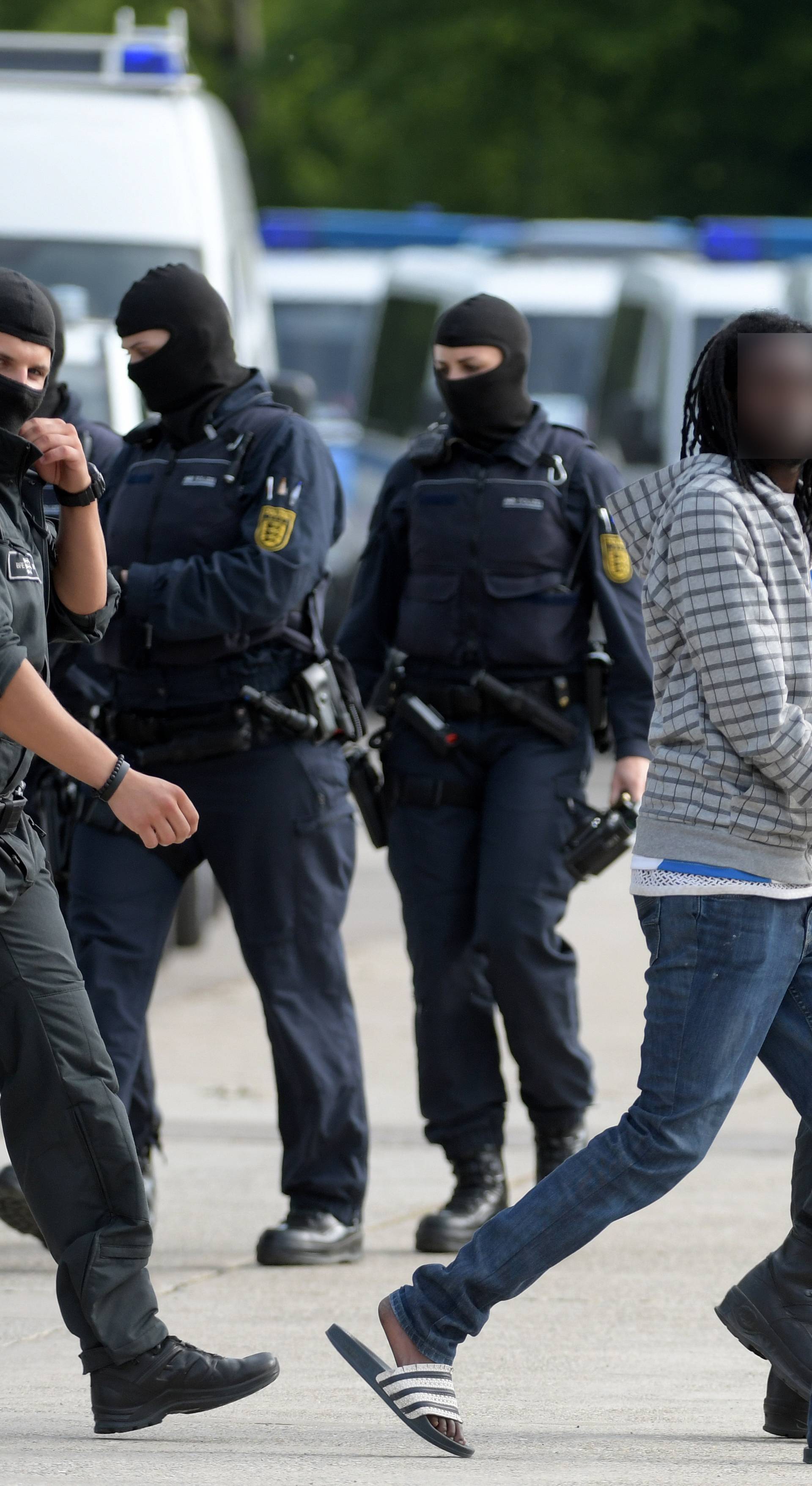 Police operation at refugee centre in Germany