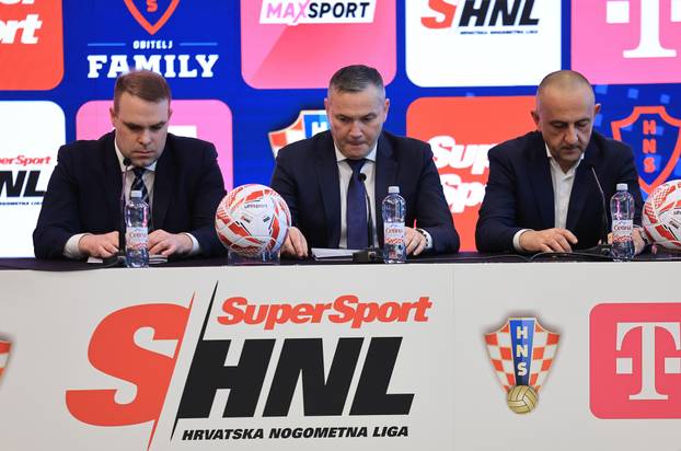 Zagreb: Potpisivanje ugovora o medijskim i marketin&scaron;kim pravima Hrvatskog nogometnog saveza, SuperSporta i Hrvatskog Telekoma