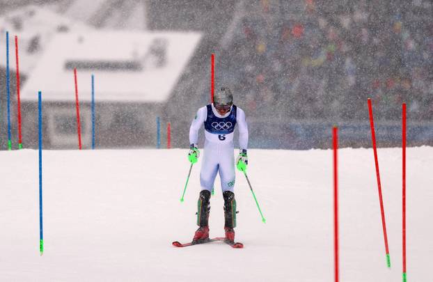Alpine Skiing - Men's Slalom Run 1
