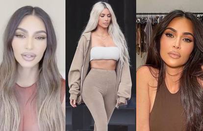 Kim Kardashian isprobala je smeđe pastelne pramenove