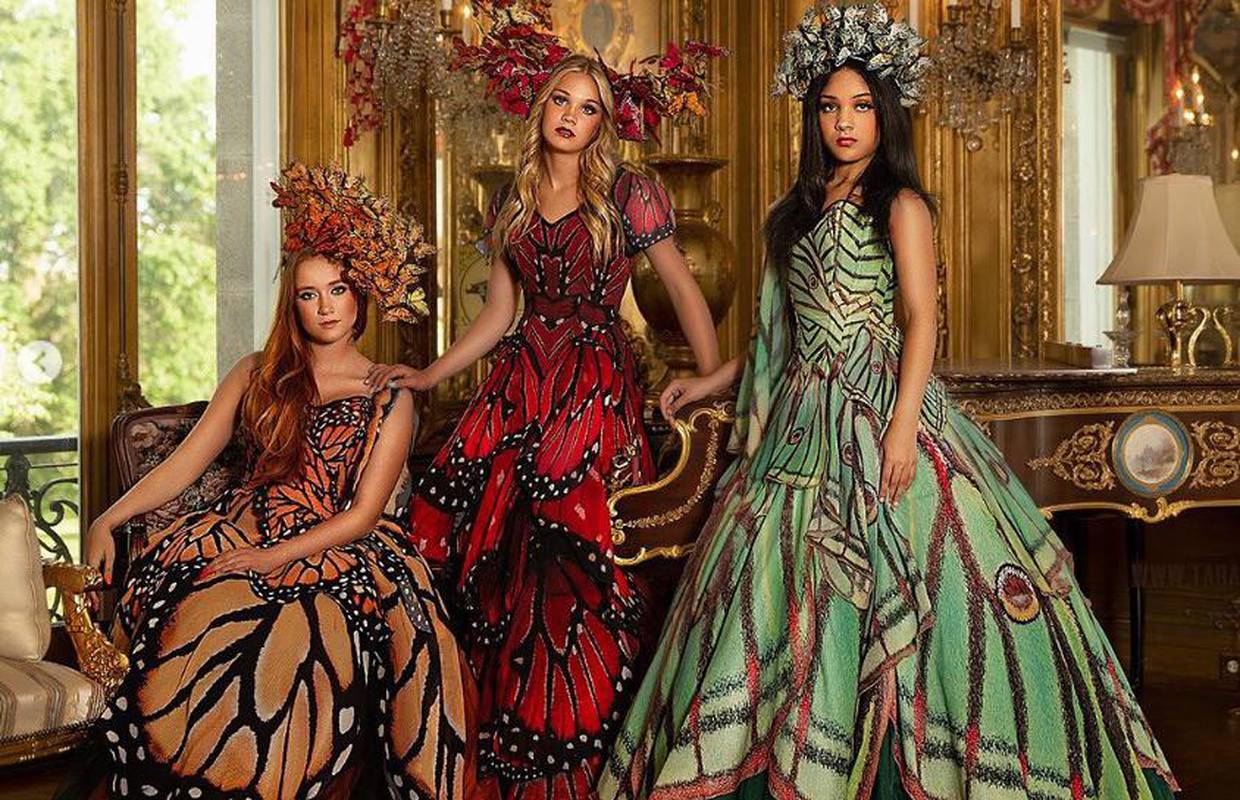 Žene leptirice: Dizajnerica radi haljine vilinske ljepote i dizajna
