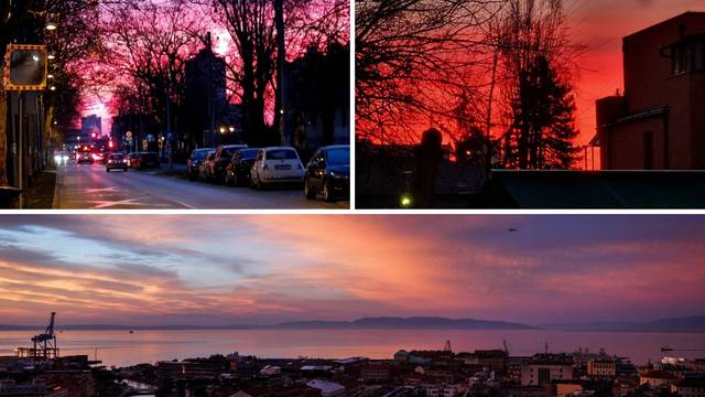 Zimsko sunce počastilo je ranoranioce u Zagrebu i Rijeci