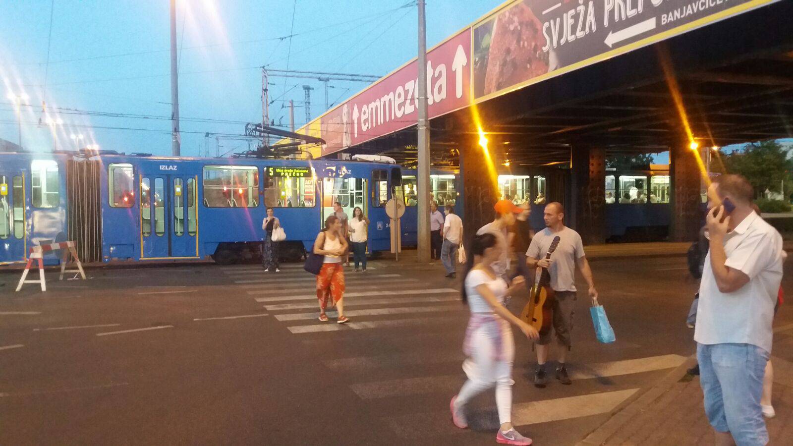 Sudarili se tramvaj i auto u Držićevoj, nema ozlijeđenih