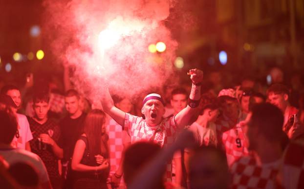 FIFA World Cup 2026 - Group L - England v Croatia - Fans gather in Zagreb