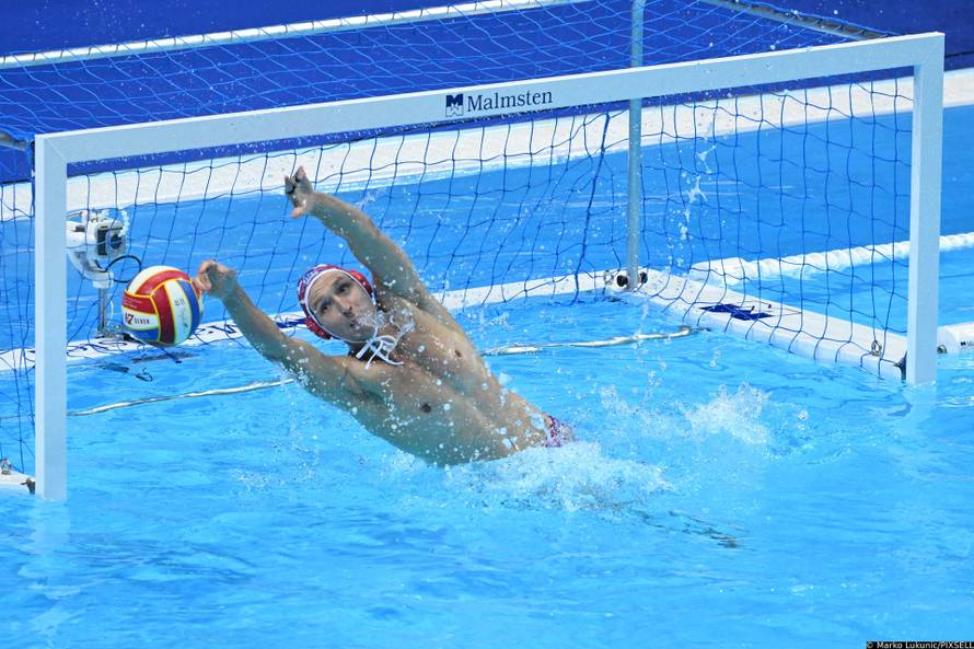 Europsko prvenstvo u vaterpolu za muškarce, četvrtfinale, Hrvatska - Gruzija