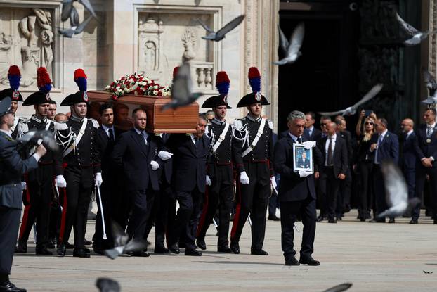 State funeral of former Italian Prime Minister Silvio Berlusconi at the Duomo Cathedral, in Milan